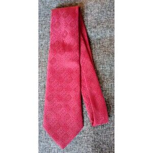 Tie 70s 80s 90s Y2K Mens Superba Red 4 Wide 55 Long